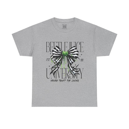 Beetlejuice University Tee, Fun Graphic