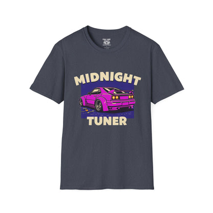 Midnight Tuner Unisex T-Shirt, Car Enthusiast Gift, Casual Tee for Auto Lovers, Birthday Gift, Graphic Tee