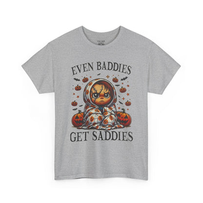 Unisex Halloween Graphic Tee, Spooky T-Shirt for Fall, Pumpkin Decor Shirt, Gift for Baddies, Halloween Costume Top, Cute Fall Apparel