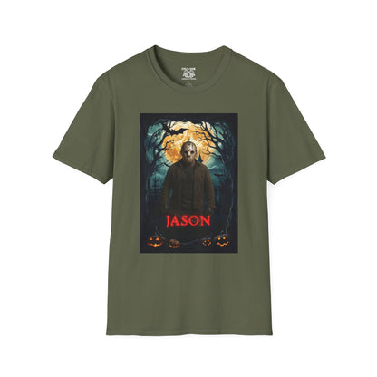 Jason Halloween Unisex T-Shirt, Spooky Apparel, Horror Movie Gift, Festival Outfit, Fall Wardrobe Essential