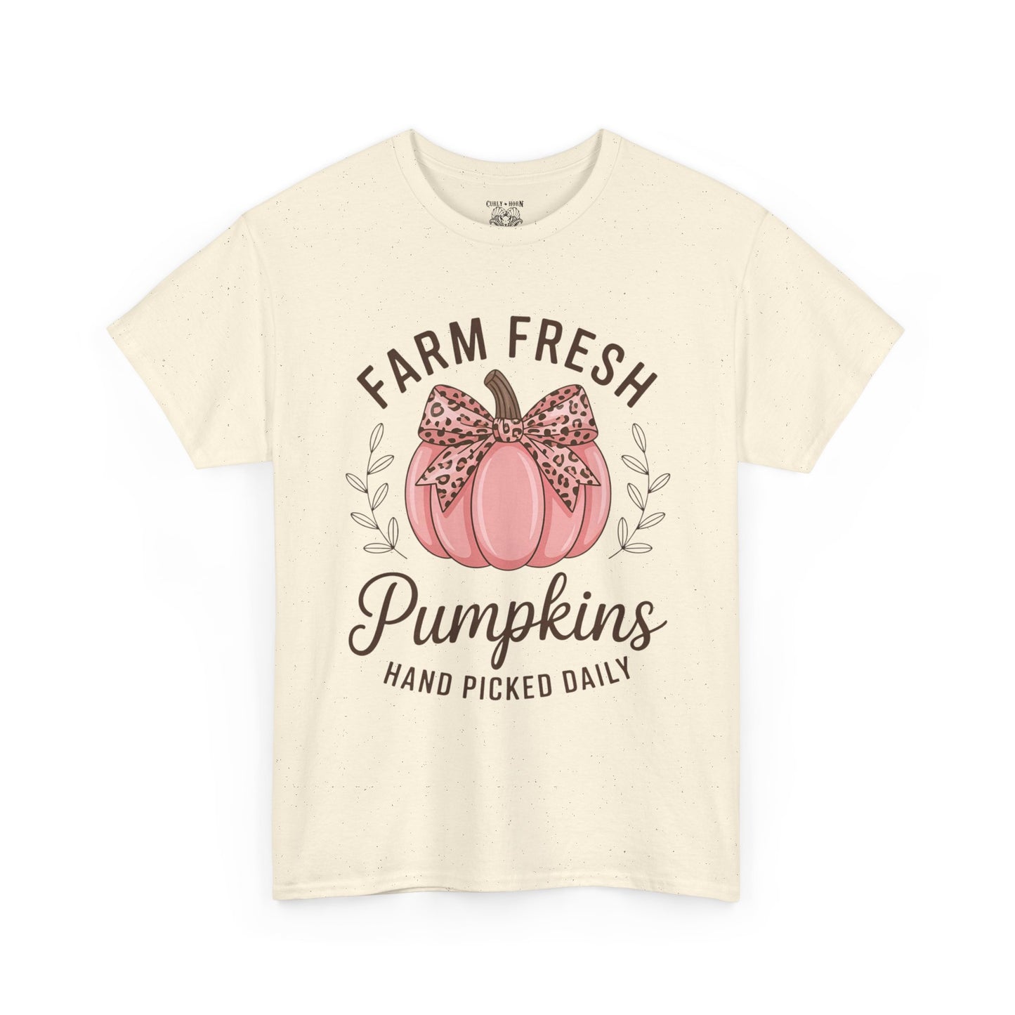 Farm Fresh Pumpkins Unisex T-Shirt, Fall Apparel, Pumpkin Spice Shirt, Autumn Tee, Halloween Gift, Cozy Fall Clothing