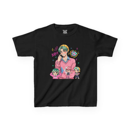 Kids Graphic Tee with Baby Saja, Baby Shirt, Cartoon T-Shirt, Anime Kids Tee, Gift for Children, Fun Everyday Wear