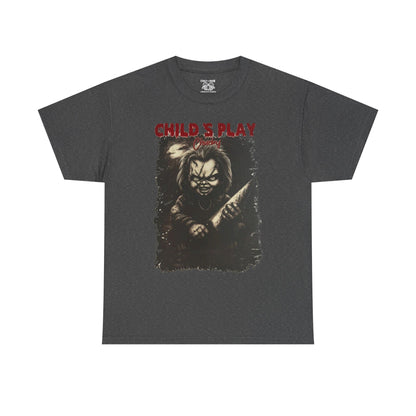 Child's Play Horror Tee, Unisex Cotton T-Shirt, Retro Movie Tee, Chucky Lover Gift, Halloween Costume Shirt, Horror Fan Apparel