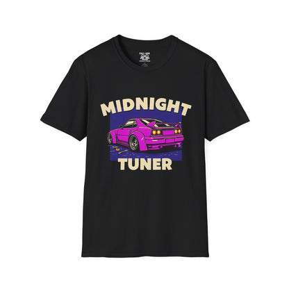 Midnight Tuner Unisex T-Shirt, Car Enthusiast Gift, Casual Tee for Auto Lovers, Birthday Gift, Graphic Tee
