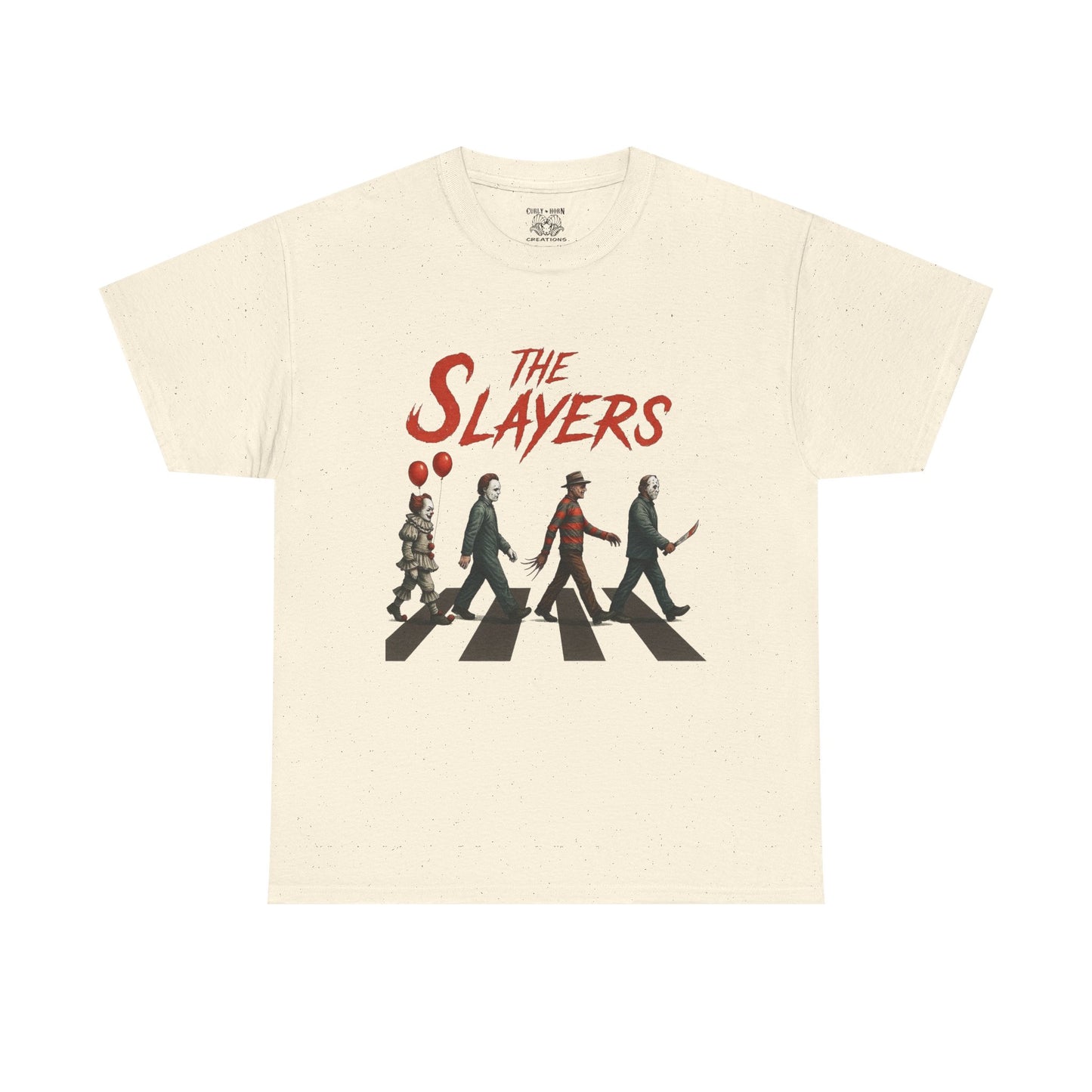 The Slayers Unisex Heavy Cotton Tee - Retro Band Style, Perfect for Music Lovers, Gifts, Concerts, and Casual Wear