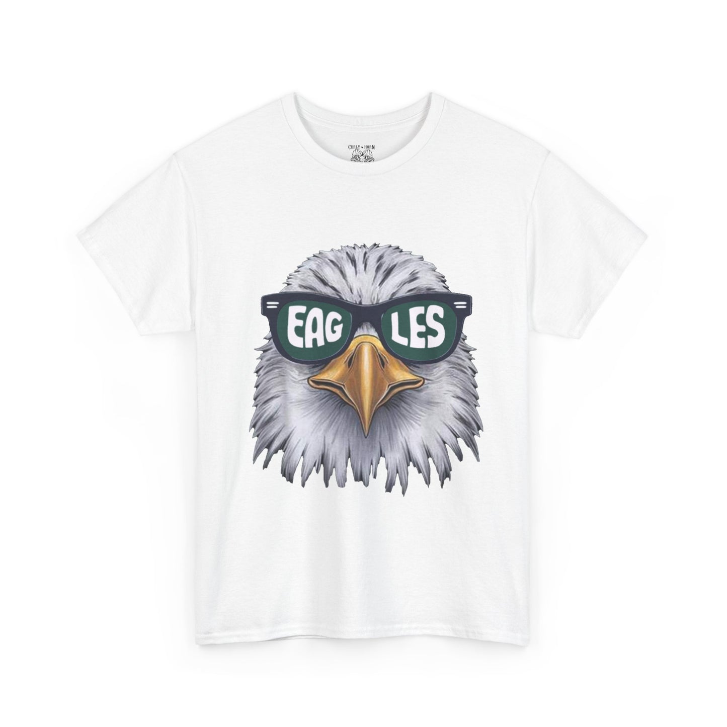 Eagle Sunglasses Tee, Unisex Cotton T-Shirt for Eagle Fans, Perfect for Sports Events, Casual Wear, Gift, Outdoor Adventures