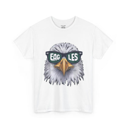 Eagle Sunglasses Tee, Unisex Cotton T-Shirt for Eagle Fans, Perfect for Sports Events, Casual Wear, Gift, Outdoor Adventures