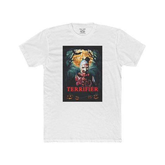 Terrifier Unisex Cotton Crew Tee, Horror Movie T-Shirt, Halloween Apparel, Graphic Tee for Fans, Spooky Gift Idea