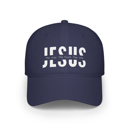 Jesus The Way Baseball Cap, Faith Hat, Christian Apparel, Religious Gift, Casual Style, Spiritual Headwear