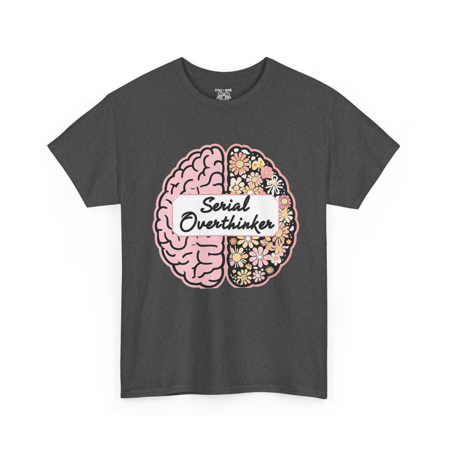 Overthinker Brainy Tee, Gift for Overthinkers, Casual Wear, Unisex Cotton Top, Quirky T-Shirt, Unique Gift Idea