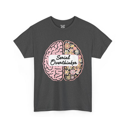 Overthinker Brainy Tee, Gift for Overthinkers, Casual Wear, Unisex Cotton Top, Quirky T-Shirt, Unique Gift Idea