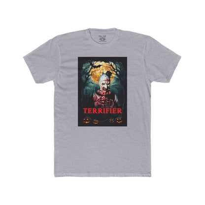 Terrifier Unisex Cotton Crew Tee, Horror Movie T-Shirt, Halloween Apparel, Graphic Tee for Fans, Spooky Gift Idea