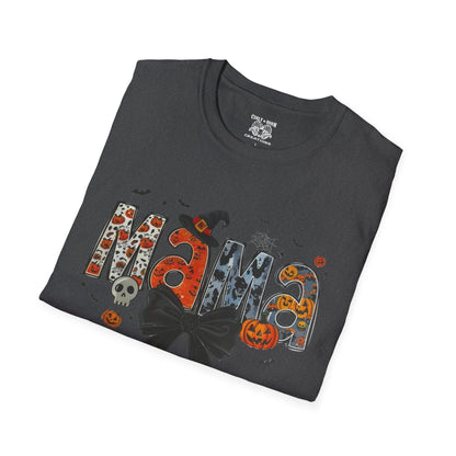 Halloween Mama T-Shirt, Cute Fall Tee, Unisex Ghost Shirt, Family Halloween Party Wear, Trick or Treat Costume Top