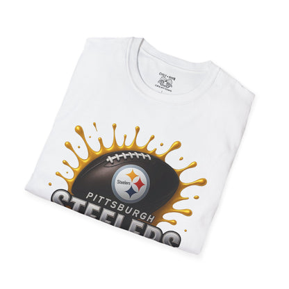 Pittsburgh Steelers Unisex Softstyle T-Shirt, NFL Tee, Game Day Apparel, Sports Fan Shirt, Football Gift, Casual Wear
