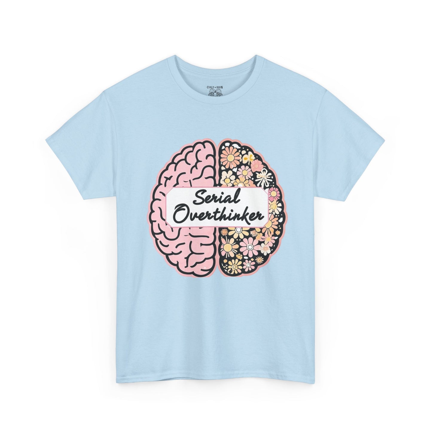 Overthinker Brainy Tee, Gift for Overthinkers, Casual Wear, Unisex Cotton Top, Quirky T-Shirt, Unique Gift Idea