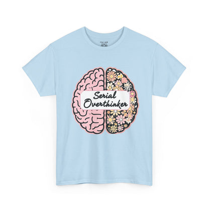 Overthinker Brainy Tee, Gift for Overthinkers, Casual Wear, Unisex Cotton Top, Quirky T-Shirt, Unique Gift Idea