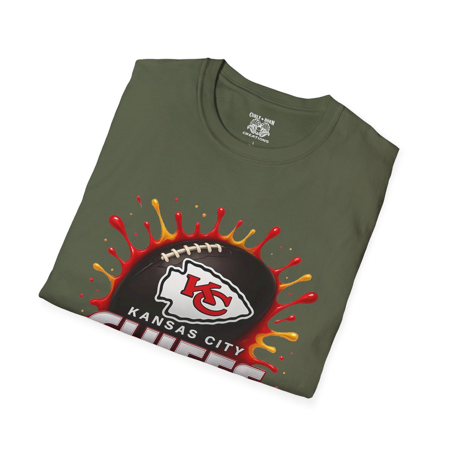Kansas City Chiefs Softstyle T-Shirt, Unisex Team Tee, Football Fan Apparel, Game Day Shirt, Sports Merchandise