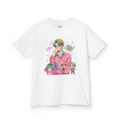 Kids Graphic Tee with Baby Saja, Baby Shirt, Cartoon T-Shirt, Anime Kids Tee, Gift for Children, Fun Everyday Wear