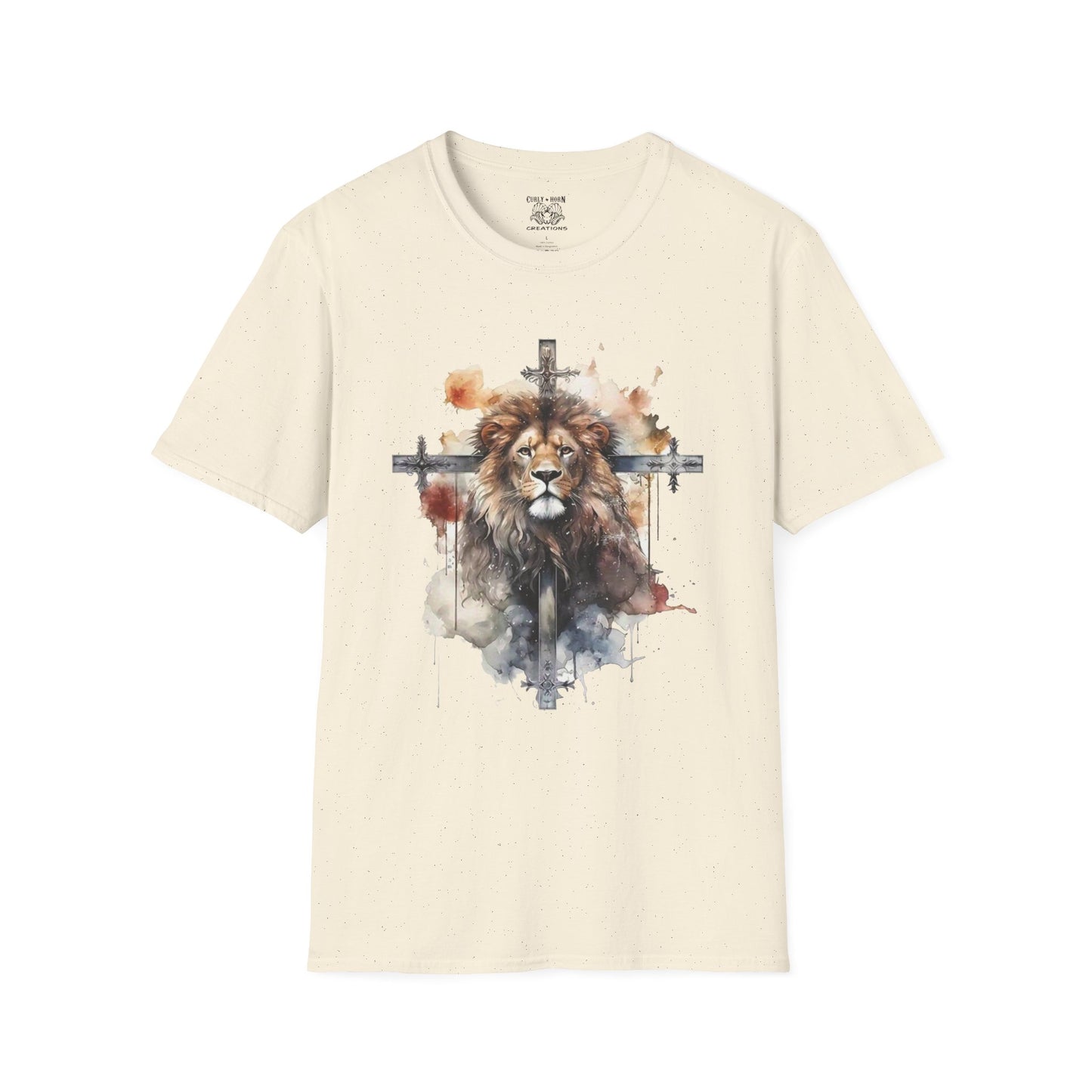 Faith-Inspired Lion Graphic Tee for Men and Women, Christian Apparel, Inspirational Fashion, Gift for Believers, Church Events