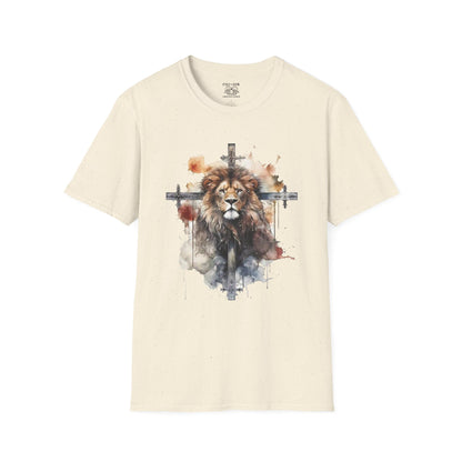 Faith-Inspired Lion Graphic Tee for Men and Women, Christian Apparel, Inspirational Fashion, Gift for Believers, Church Events