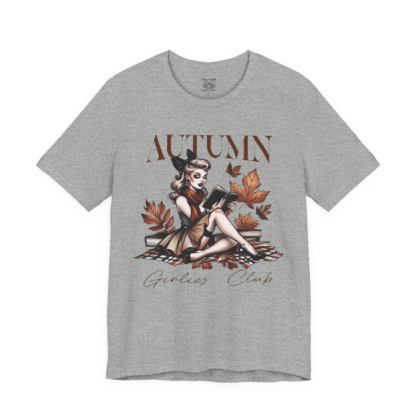 Autumn Girls Club Tee, Cozy Fall Fashion, Graphic T-Shirt
