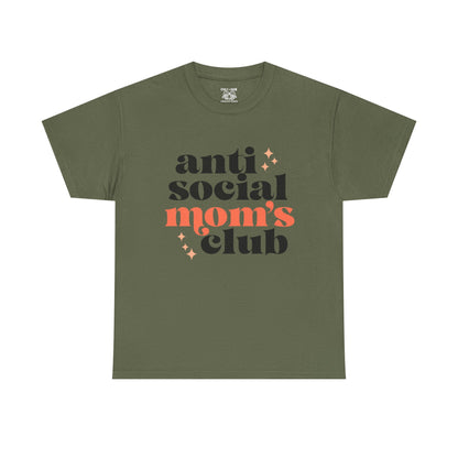 Anti-Social Moms Club Tee - Trendy Unisex Heavy Cotton Shirt for Moms, Perfect Gift for Mother's Day, Casual Wear, Funny Mom Shirt, [...]