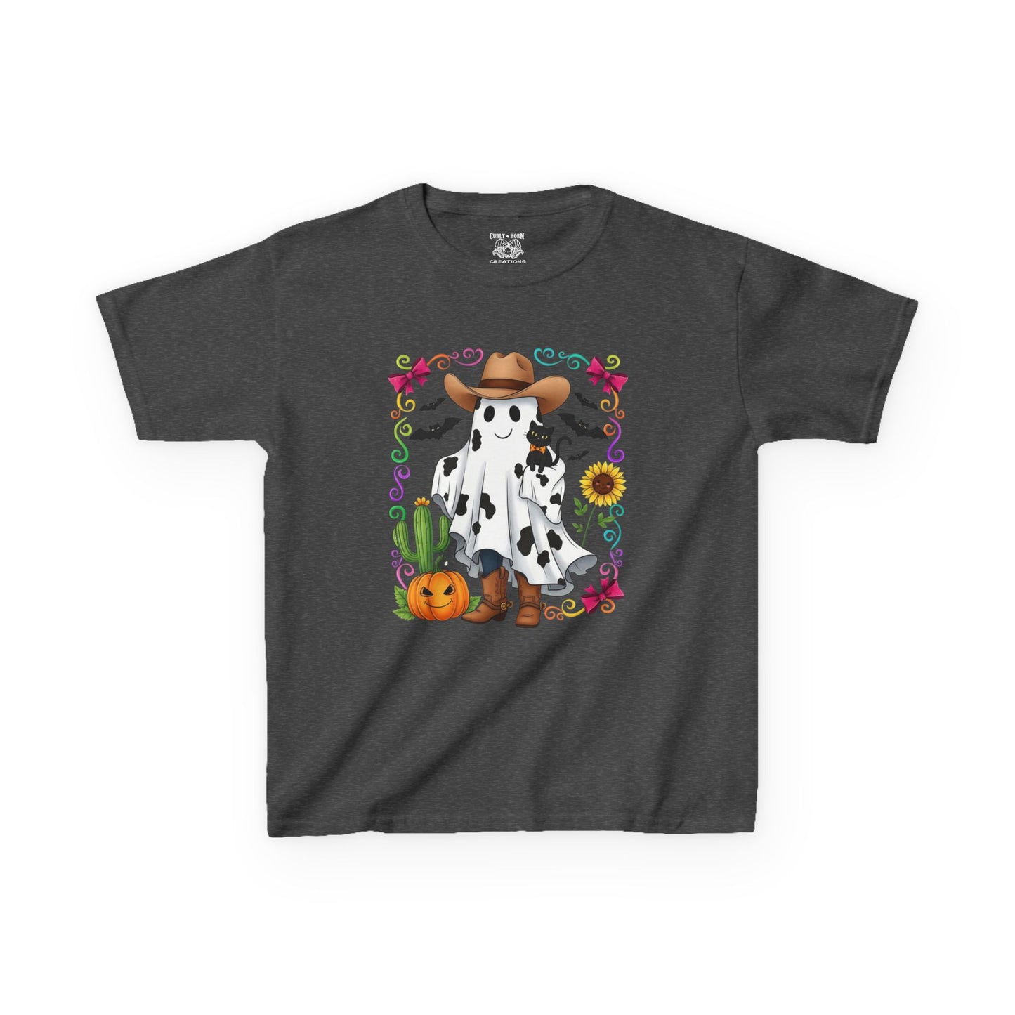 Ghost Halloween Kids Tee, Fun Halloween Shirt, Ghost Costume T-Shirt, Cute Fall Outfit, Kids Spooky Apparel