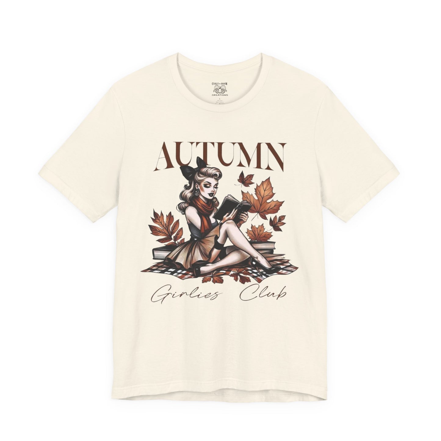 Autumn Girls Club Tee, Cozy Fall Fashion, Graphic T-Shirt