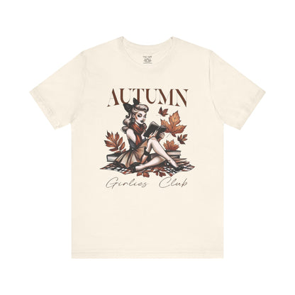 Autumn Girls Club Tee, Cozy Fall Fashion, Graphic T-Shirt
