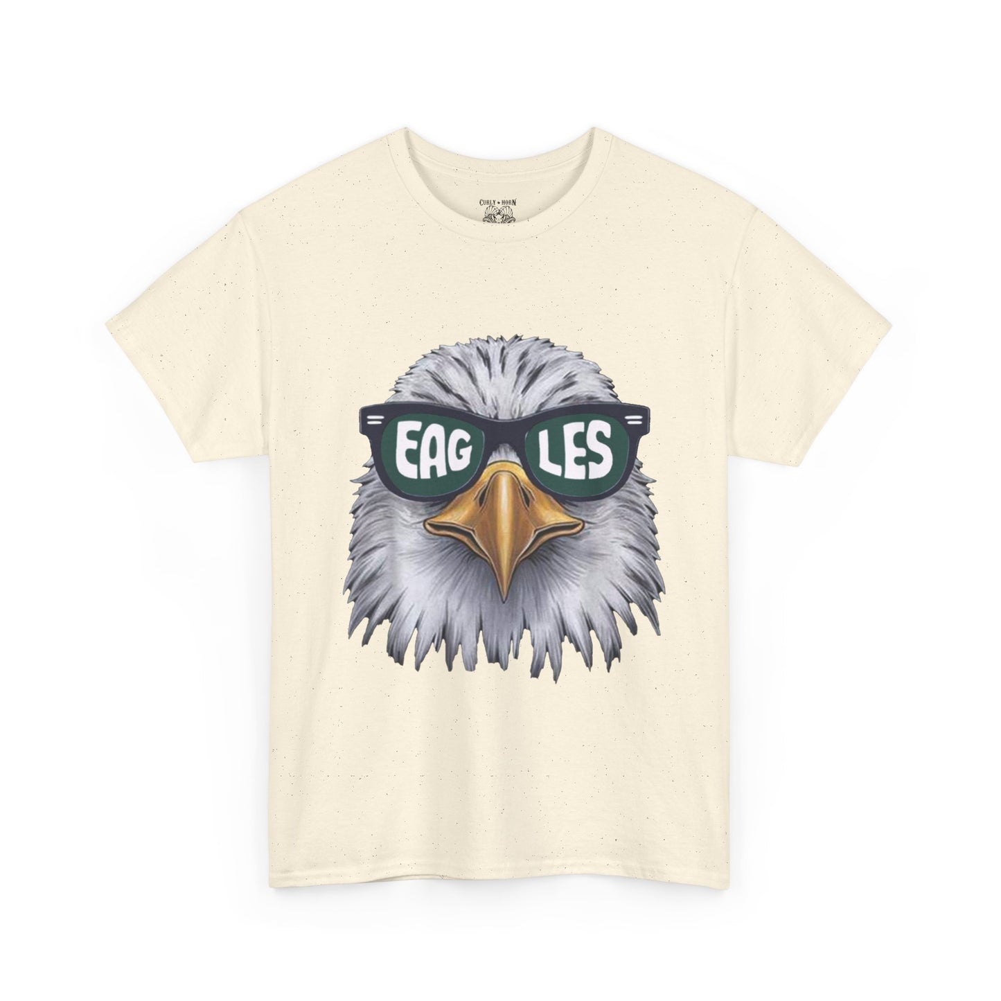 Eagle Sunglasses Tee, Unisex Cotton T-Shirt for Eagle Fans, Perfect for Sports Events, Casual Wear, Gift, Outdoor Adventures