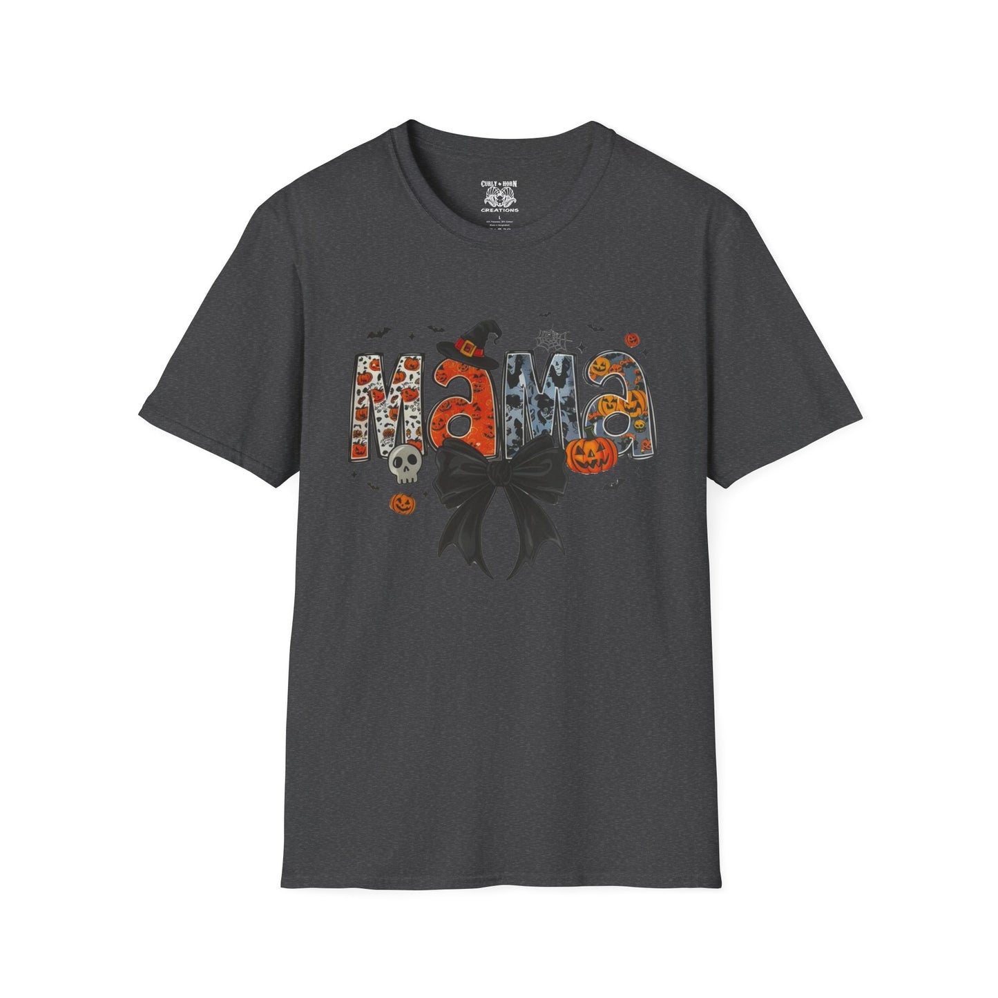 Halloween Mama T-Shirt, Cute Fall Tee, Unisex Ghost Shirt, Family Halloween Party Wear, Trick or Treat Costume Top