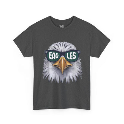 Eagle Sunglasses Tee, Unisex Cotton T-Shirt for Eagle Fans, Perfect for Sports Events, Casual Wear, Gift, Outdoor Adventures
