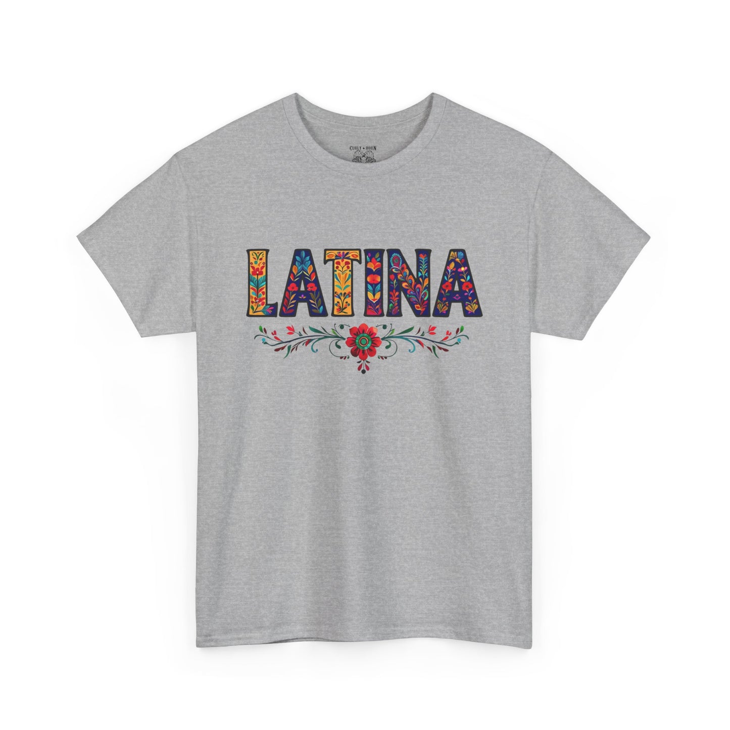 Latina Pride Tee | Unisex Heavy Cotton T-Shirt for Everyday Wear, Hispanic Heritage Month, Gifts