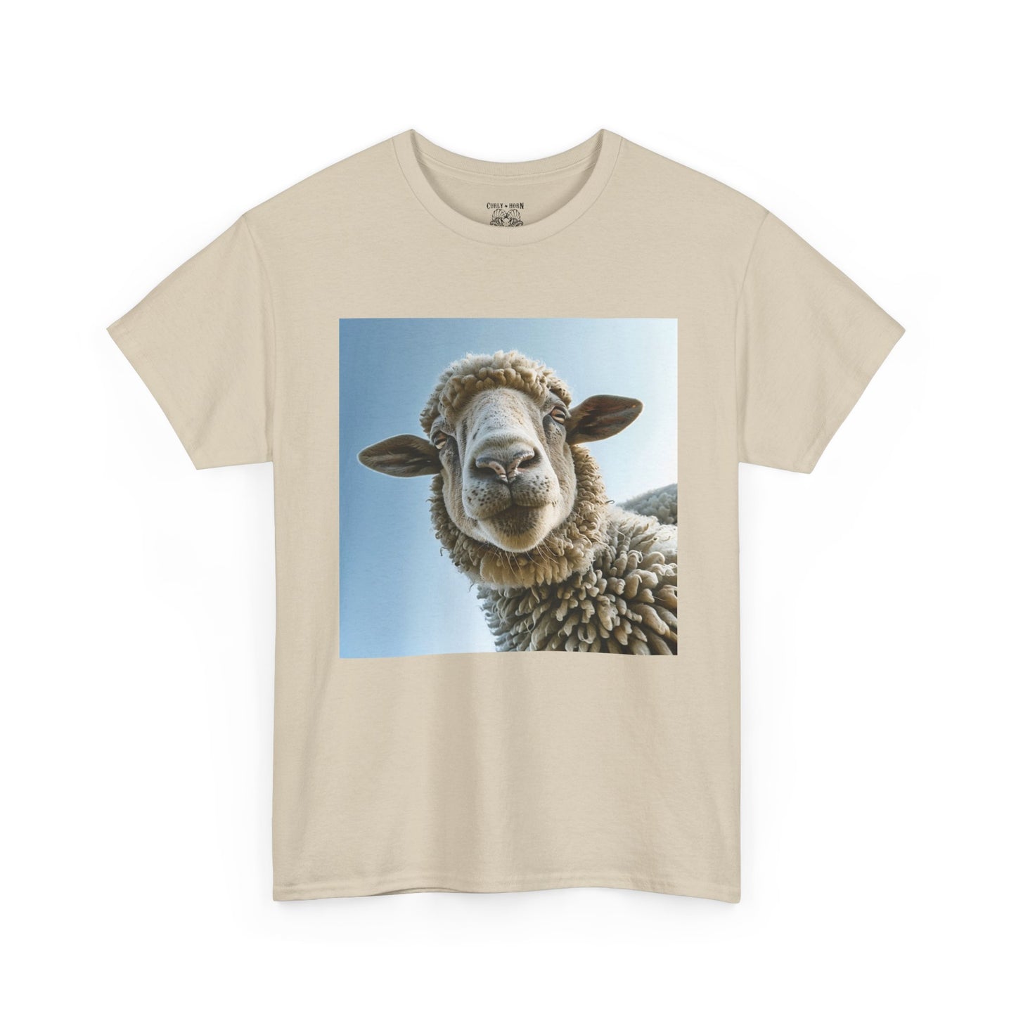 Sheep Graphic Tee, Unisex Cotton T-Shirt for Animal Lovers, Casual Wear, Gift for Pet Owners, Sheep Lovers Tee
