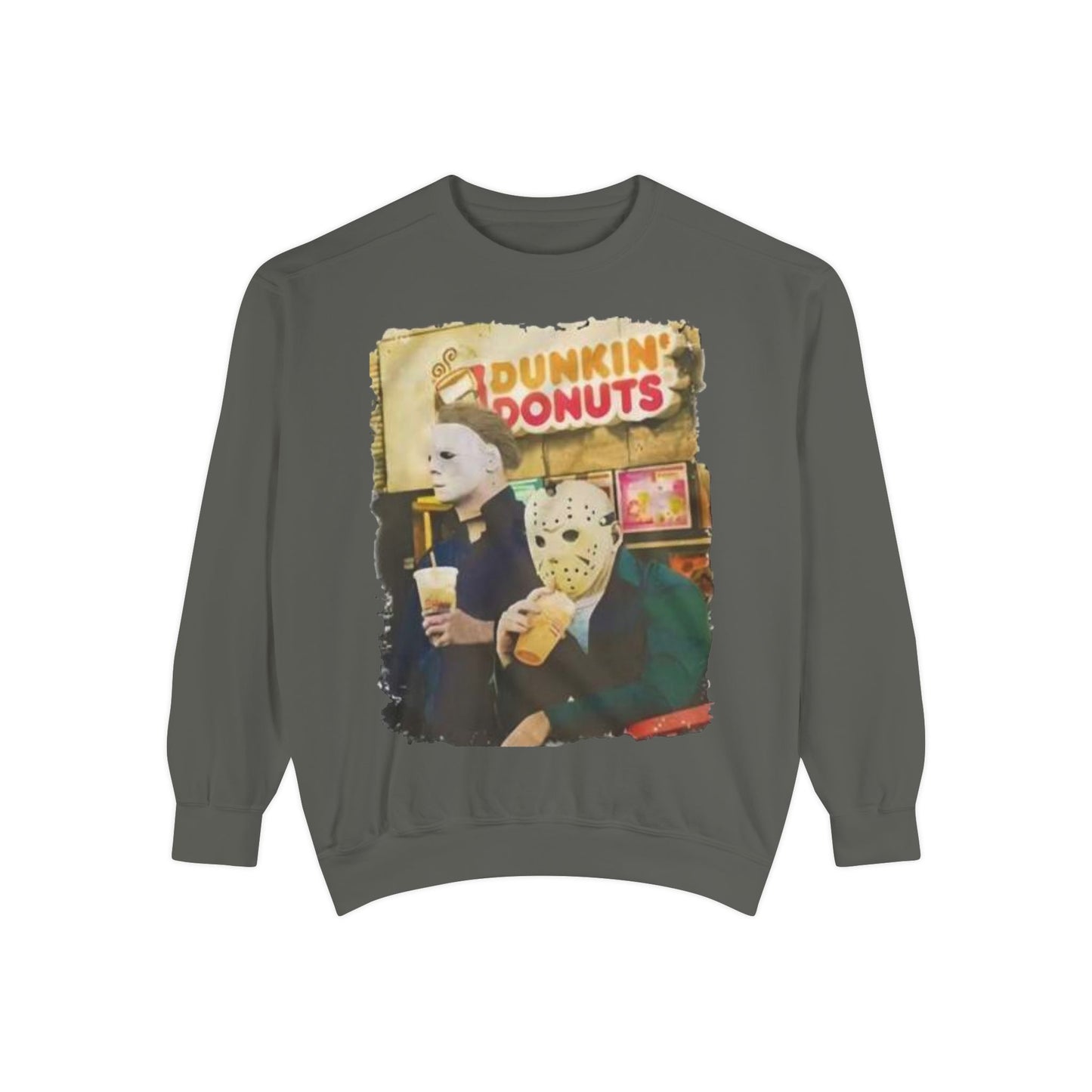 Funny Sweatshirt with Horror Movie Theme, Unisex Garment-Dyed Top, Perfect for Halloween, Gift for Movie Lovers, Cozy Casual Wear, [...]