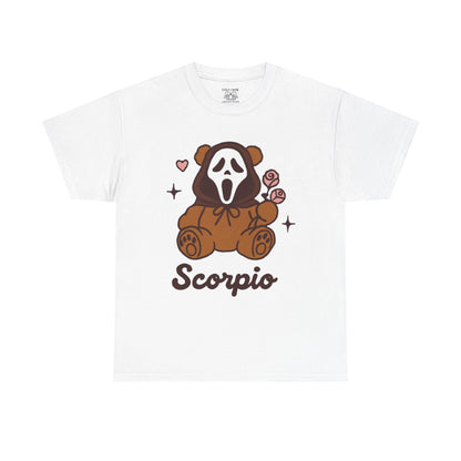Scorpio Ghost Bear T-Shirt | Unisex Heavy Cotton Tee, Cute Gift for Scorpio, Halloween Shirt, Casual Wear, Graphic Tee, Unique [...]