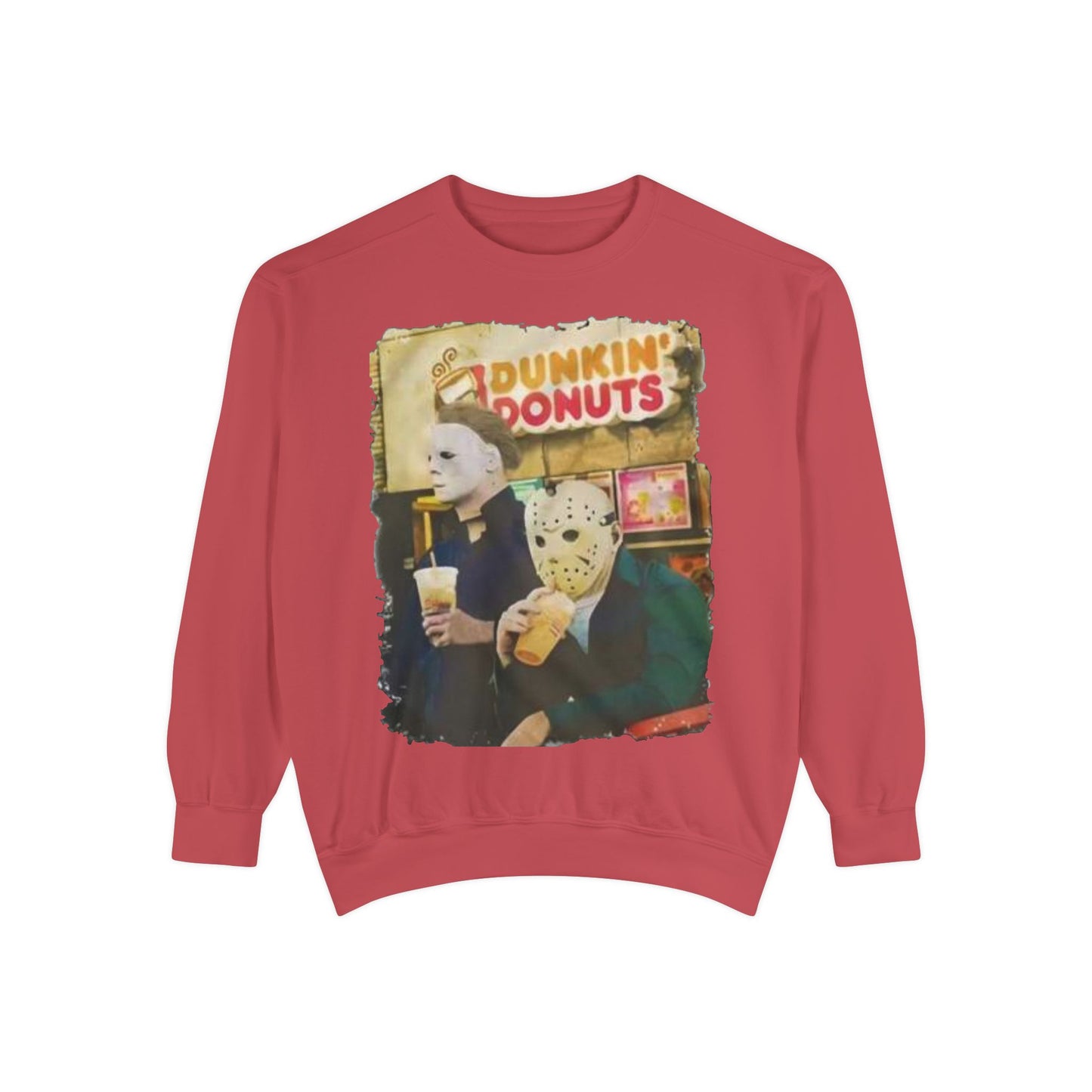 Funny Sweatshirt with Horror Movie Theme, Unisex Garment-Dyed Top, Perfect for Halloween, Gift for Movie Lovers, Cozy Casual Wear, [...]