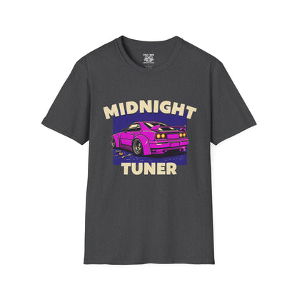 Midnight Tuner Unisex T-Shirt, Car Enthusiast Gift, Casual Tee for Auto Lovers, Birthday Gift, Graphic Tee