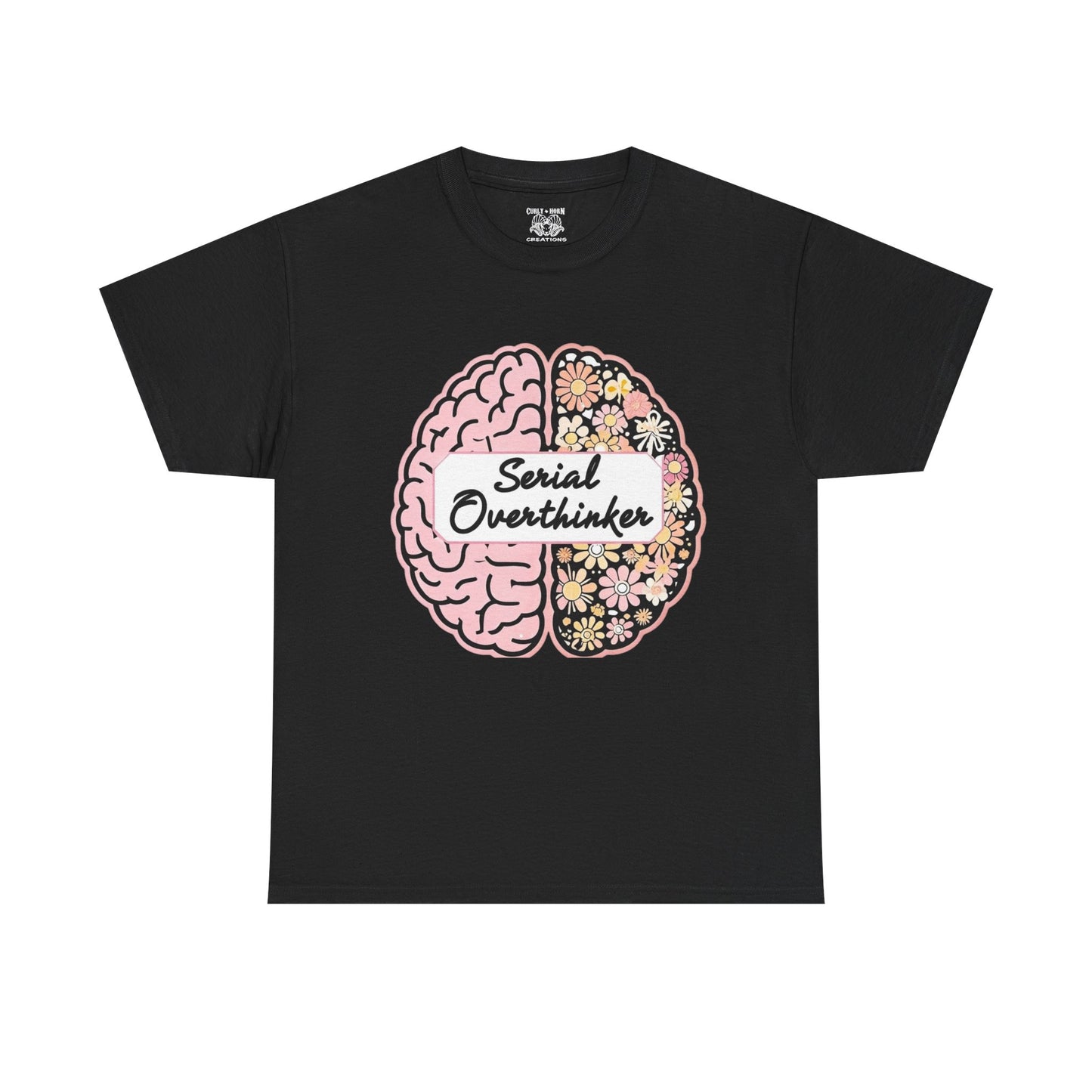 Overthinker Brainy Tee, Gift for Overthinkers, Casual Wear, Unisex Cotton Top, Quirky T-Shirt, Unique Gift Idea