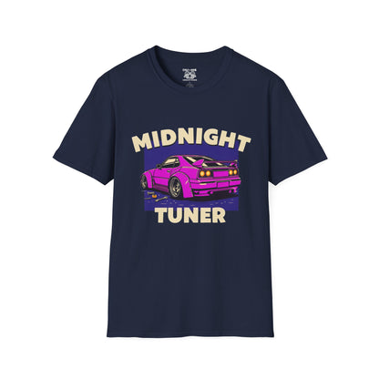 Midnight Tuner Unisex T-Shirt, Car Enthusiast Gift, Casual Tee for Auto Lovers, Birthday Gift, Graphic Tee