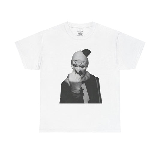 Art the Clown Terrifier Tee, Unisex Cotton T-Shirt for Humor Lovers, Casual Wear, Street Style, Gift for Fun-Loving Friends