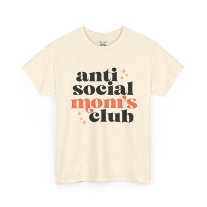 Anti-Social Moms Club Tee - Trendy Unisex Heavy Cotton Shirt for Moms, Perfect Gift for Mother's Day, Casual Wear, Funny Mom Shirt, [...]