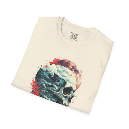 Gothic Skull Graphic T-Shirt, Casual Tee, Unisex Apparel, Streetwear, Halloween Clothing, Unique Gift