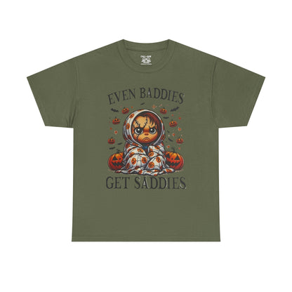 Unisex Halloween Graphic Tee, Spooky T-Shirt for Fall, Pumpkin Decor Shirt, Gift for Baddies, Halloween Costume Top, Cute Fall Apparel