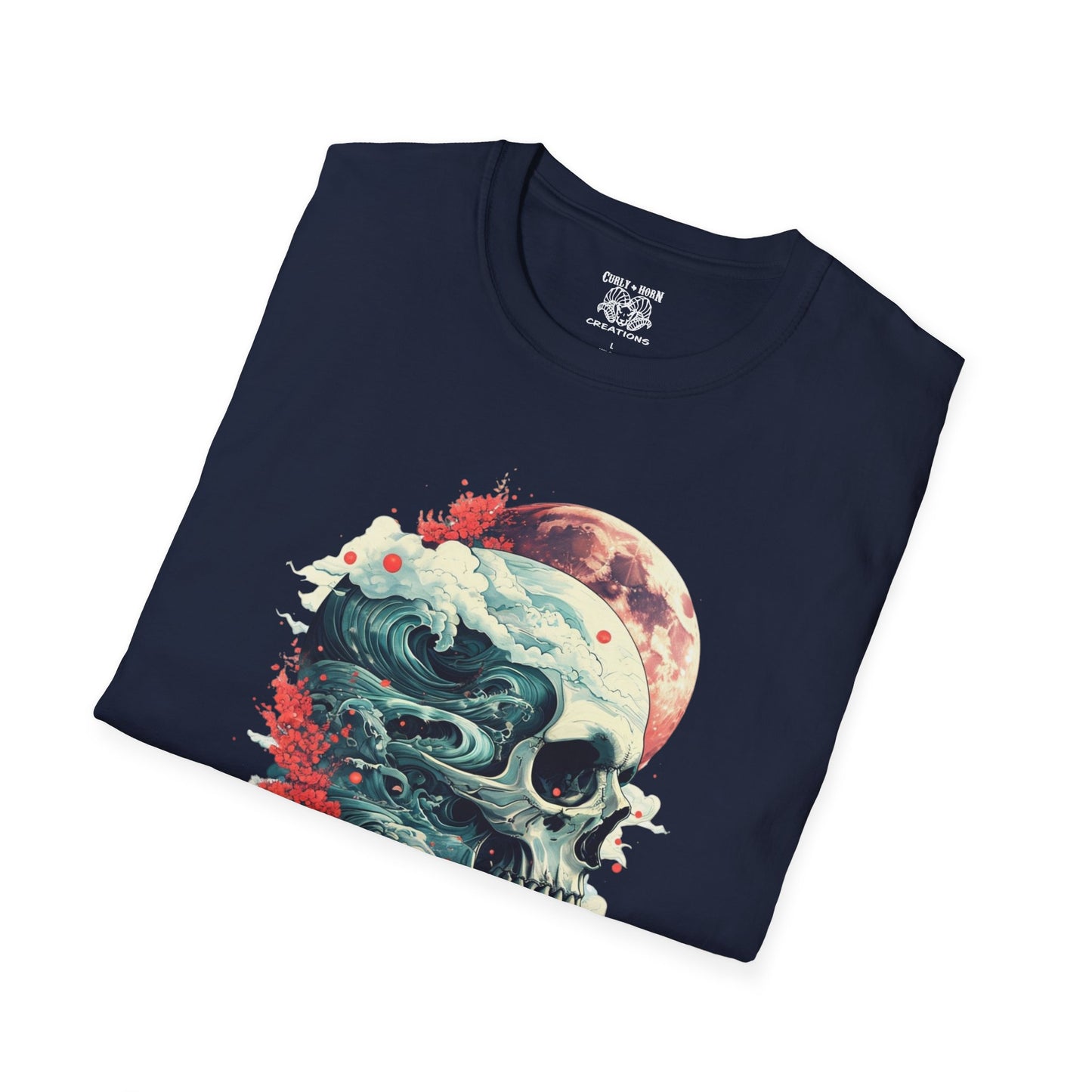 Gothic Skull Graphic T-Shirt, Casual Tee, Unisex Apparel, Streetwear, Halloween Clothing, Unique Gift