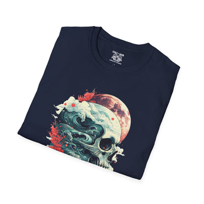 Gothic Skull Graphic T-Shirt, Casual Tee, Unisex Apparel, Streetwear, Halloween Clothing, Unique Gift
