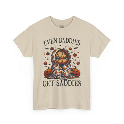 Unisex Halloween Graphic Tee, Spooky T-Shirt for Fall, Pumpkin Decor Shirt, Gift for Baddies, Halloween Costume Top, Cute Fall Apparel