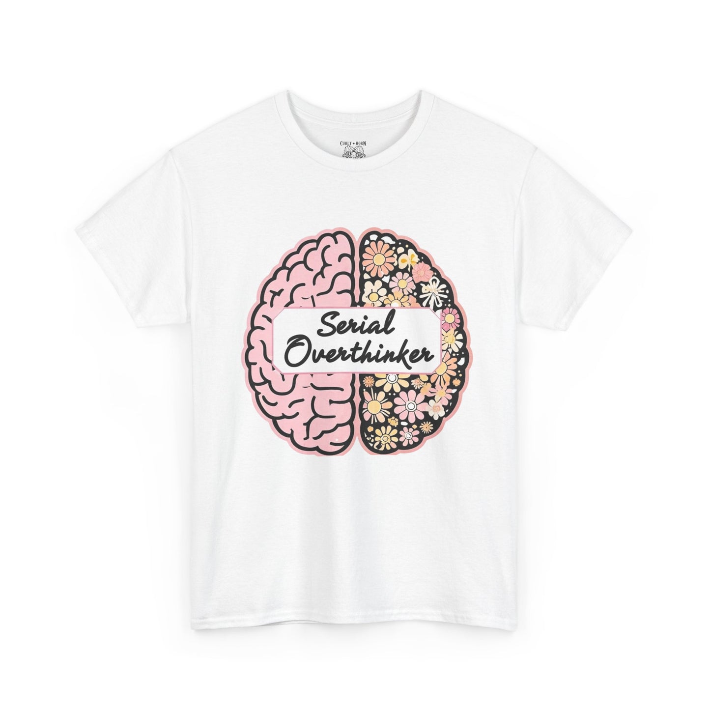 Overthinker Brainy Tee, Gift for Overthinkers, Casual Wear, Unisex Cotton Top, Quirky T-Shirt, Unique Gift Idea