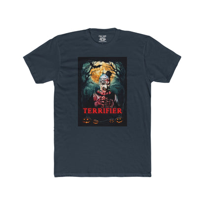 Terrifier Unisex Cotton Crew Tee, Horror Movie T-Shirt, Halloween Apparel, Graphic Tee for Fans, Spooky Gift Idea