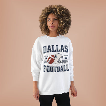 Dallas Football Unisex EcoSmart® Crewneck Sweatshirt, Perfect Gift for Sports Fans, Game Day Outfit, Christmas Gift, Fan Apparel